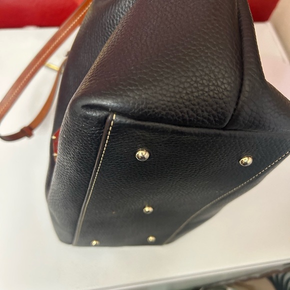 Dooney & Bourke Black Pebbled Leather Tote - Picture 8 of 15